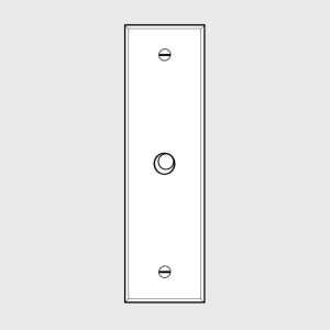 Élégance – Grande plaque interrupteur 1 bouton.