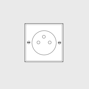 Elegance – Single power outlet - France type