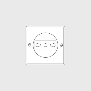 Élégance – Prise simple type électrique ITALIE