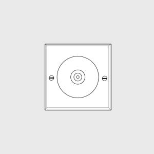 Elegance – Single TV outlet