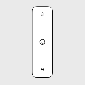 Néo – Grande plaque interrupteur 1 bouton.